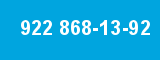 922 868-13-92